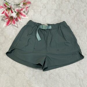 Madewell MWL Sage Green Belted Shorts